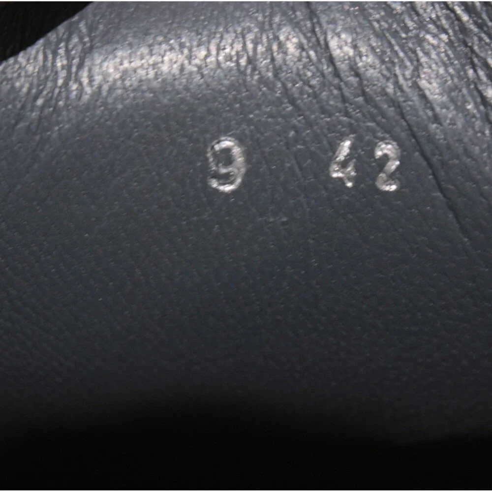 Di Bianco NWD Lace Up Derby Dress Shoes Size 42 (US 9) in Black Leather